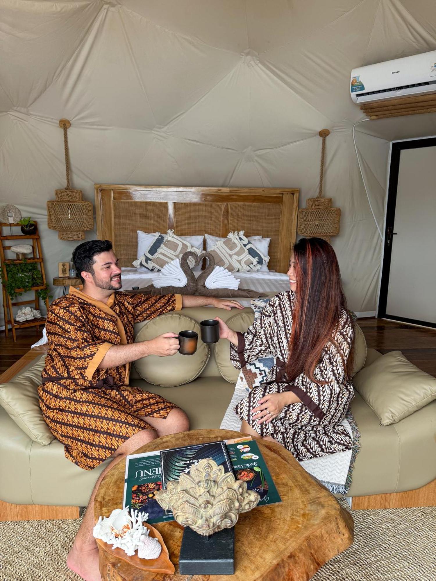 Beachfront Luxury Dome Villas - Gamat Bay Resort Nusa Penida Exteriér fotografie